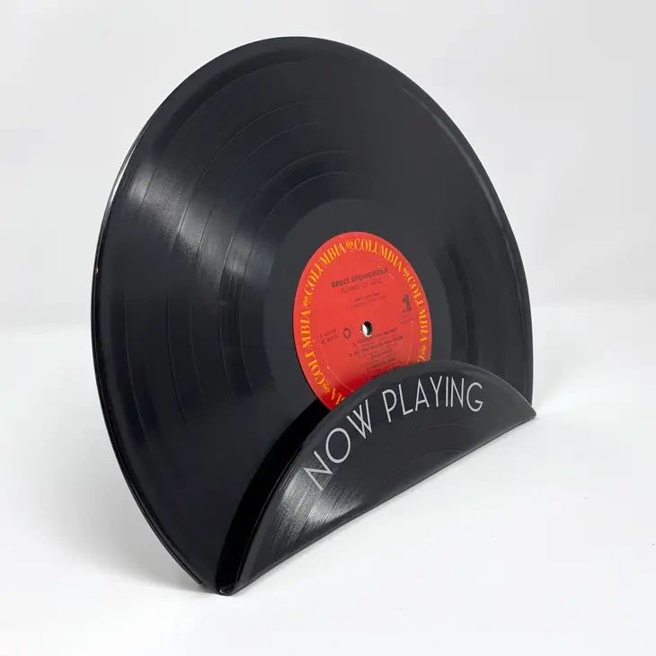 Vinyl Record Album Cover Display Stand